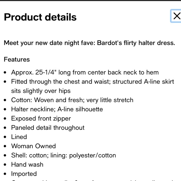 Bardot Women’s Lee Utility Halter Mini Dress// XS - Picture 13 of 13